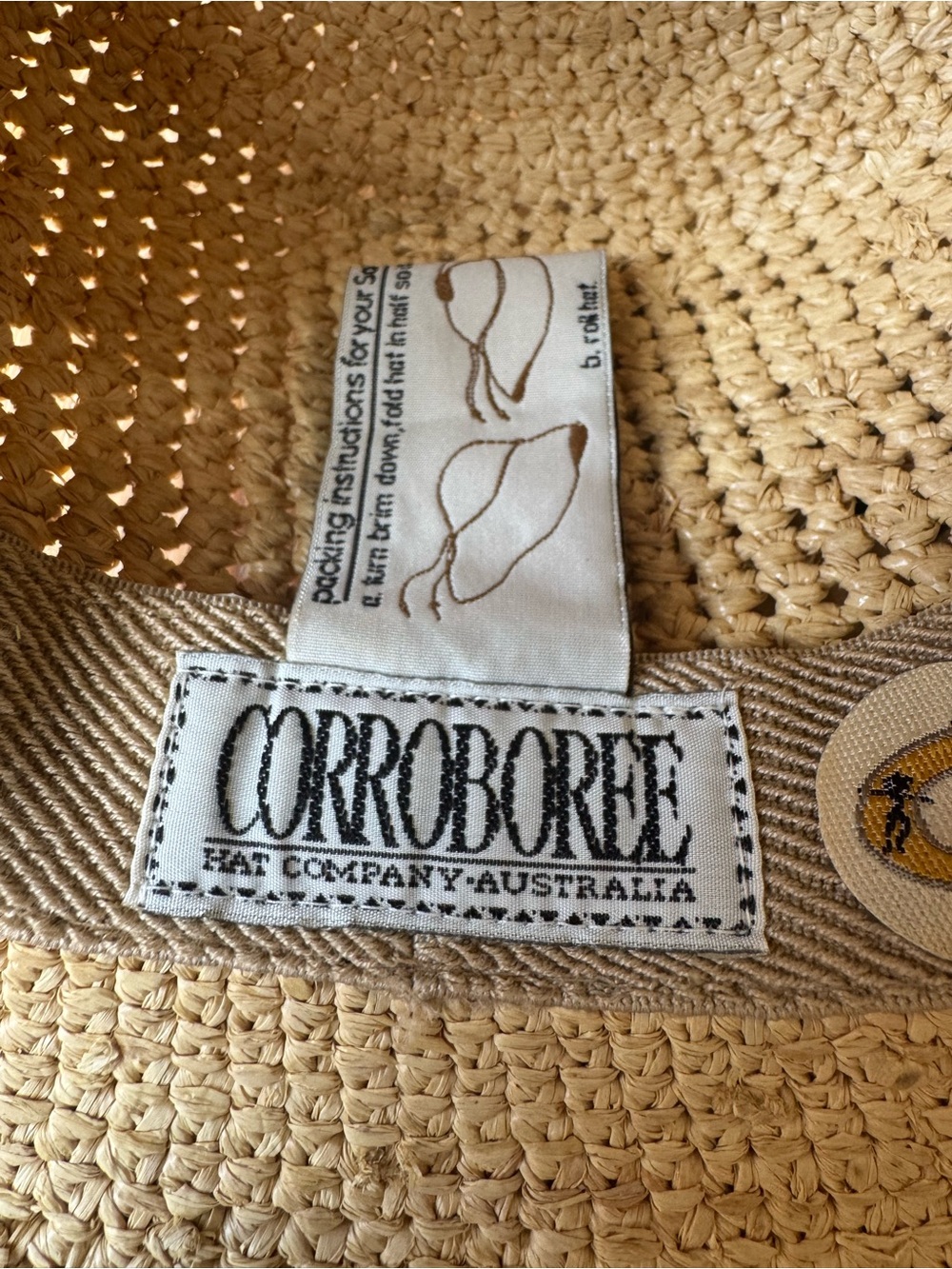 🔥STUNNING RAFFIA Sunhat NEW Corroborree AUSTRALIA like Helen Kaminski PRICEFIRM! - Picture 8 of 9